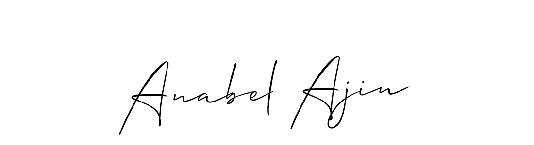 Best and Professional Signature Style for Anabel Ajin. Allison_Script Best Signature Style Collection. Anabel Ajin signature style 2 images and pictures png