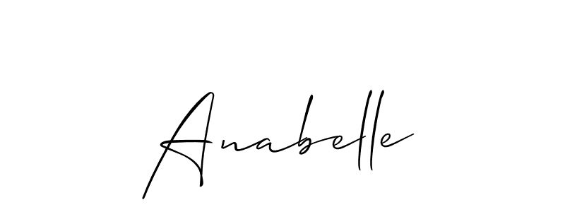 The best way (Allison_Script) to make a short signature is to pick only two or three words in your name. The name Anabelle include a total of six letters. For converting this name. Anabelle signature style 2 images and pictures png