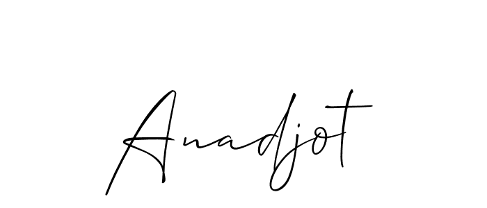 Here are the top 10 professional signature styles for the name Anadjot. These are the best autograph styles you can use for your name. Anadjot signature style 2 images and pictures png