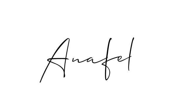Make a beautiful signature design for name Anafel. Use this online signature maker to create a handwritten signature for free. Anafel signature style 2 images and pictures png