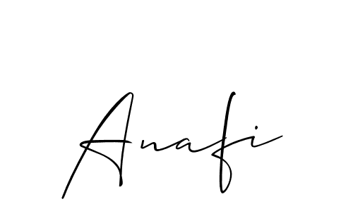 How to Draw Anafi signature style? Allison_Script is a latest design signature styles for name Anafi. Anafi signature style 2 images and pictures png
