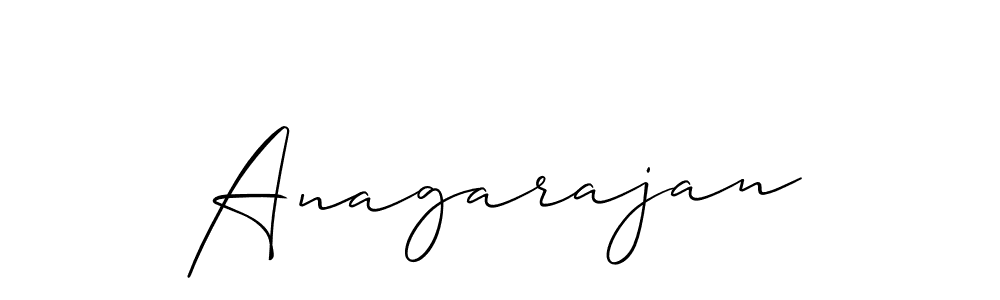 Anagarajan stylish signature style. Best Handwritten Sign (Allison_Script) for my name. Handwritten Signature Collection Ideas for my name Anagarajan. Anagarajan signature style 2 images and pictures png