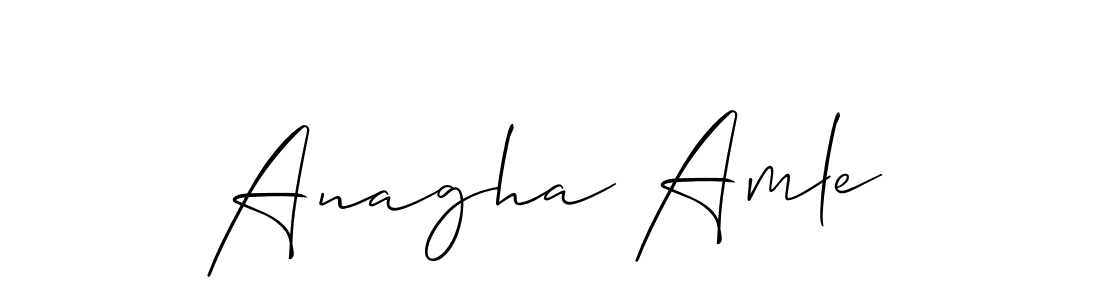 Similarly Allison_Script is the best handwritten signature design. Signature creator online .You can use it as an online autograph creator for name Anagha Amle. Anagha Amle signature style 2 images and pictures png