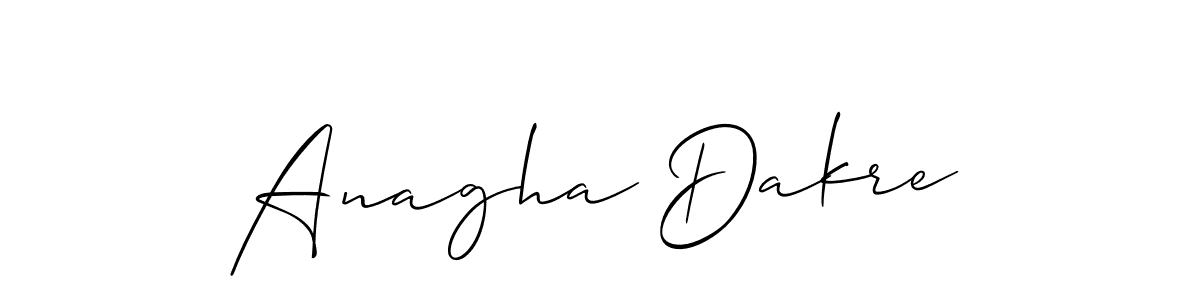 You can use this online signature creator to create a handwritten signature for the name Anagha Dakre. This is the best online autograph maker. Anagha Dakre signature style 2 images and pictures png
