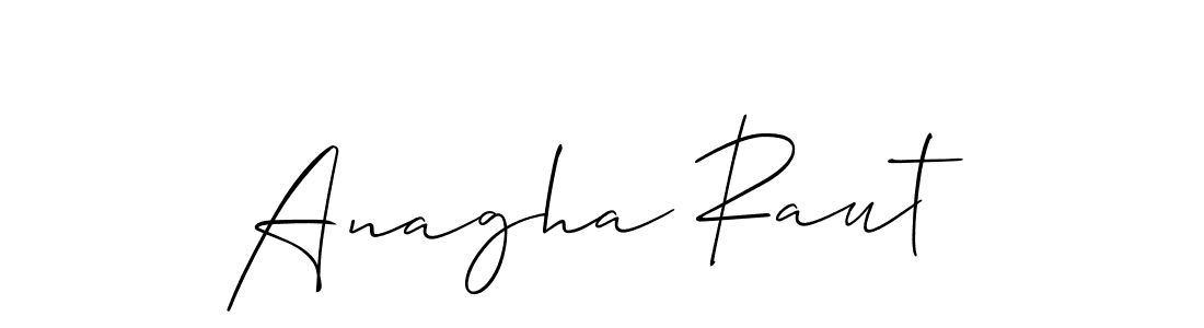 if you are searching for the best signature style for your name Anagha Raut. so please give up your signature search. here we have designed multiple signature styles  using Allison_Script. Anagha Raut signature style 2 images and pictures png