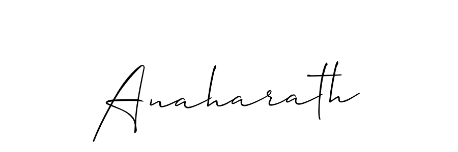 Also we have Anaharath name is the best signature style. Create professional handwritten signature collection using Allison_Script autograph style. Anaharath signature style 2 images and pictures png