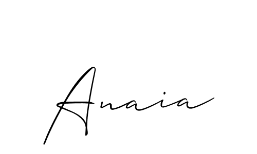Similarly Allison_Script is the best handwritten signature design. Signature creator online .You can use it as an online autograph creator for name Anaia. Anaia signature style 2 images and pictures png
