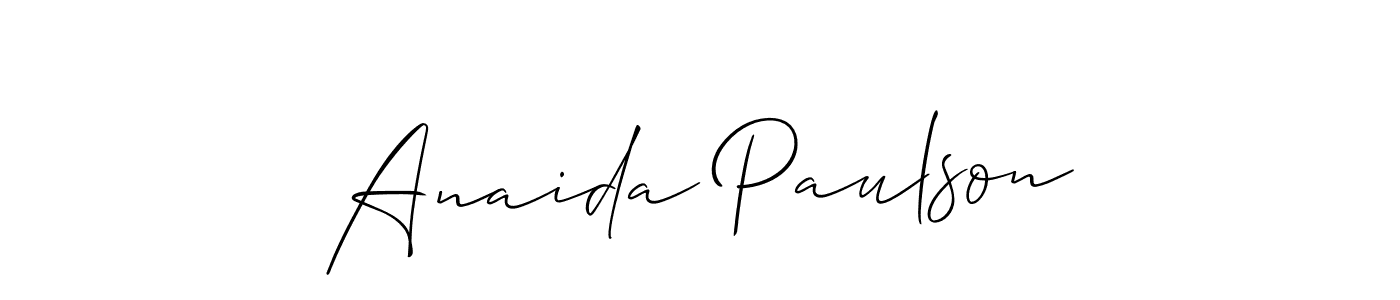 Once you've used our free online signature maker to create your best signature Allison_Script style, it's time to enjoy all of the benefits that Anaida Paulson name signing documents. Anaida Paulson signature style 2 images and pictures png