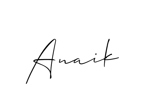 Once you've used our free online signature maker to create your best signature Allison_Script style, it's time to enjoy all of the benefits that Anaik name signing documents. Anaik signature style 2 images and pictures png
