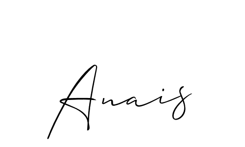 Design your own signature with our free online signature maker. With this signature software, you can create a handwritten (Allison_Script) signature for name Anais. Anais signature style 2 images and pictures png