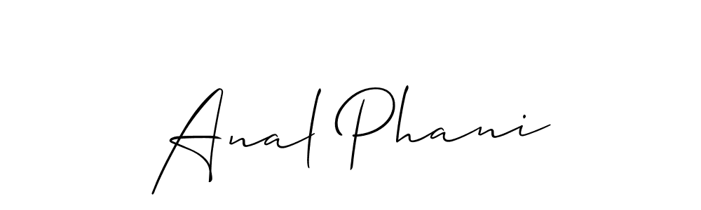 Make a short Anal Phani signature style. Manage your documents anywhere anytime using Allison_Script. Create and add eSignatures, submit forms, share and send files easily. Anal Phani signature style 2 images and pictures png