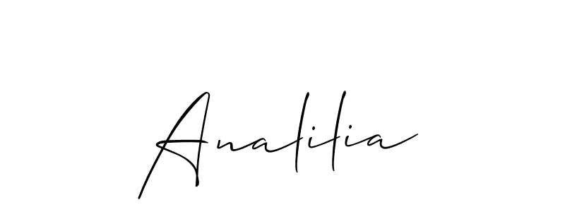 Here are the top 10 professional signature styles for the name Analilia. These are the best autograph styles you can use for your name. Analilia signature style 2 images and pictures png