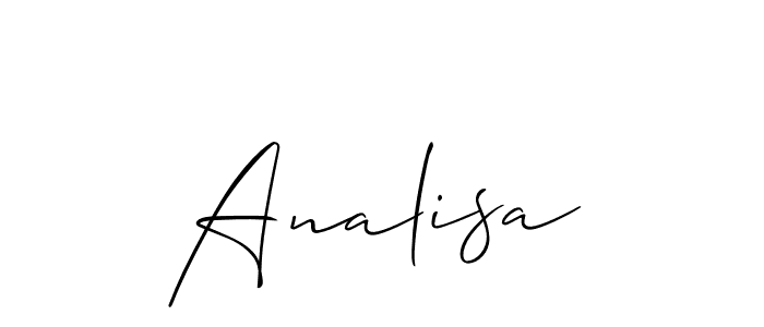 Here are the top 10 professional signature styles for the name Analisa. These are the best autograph styles you can use for your name. Analisa signature style 2 images and pictures png