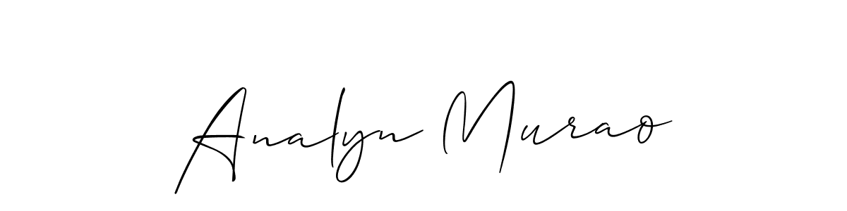 How to Draw Analyn Murao signature style? Allison_Script is a latest design signature styles for name Analyn Murao. Analyn Murao signature style 2 images and pictures png