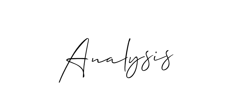 You should practise on your own different ways (Allison_Script) to write your name (Analysis) in signature. don't let someone else do it for you. Analysis signature style 2 images and pictures png