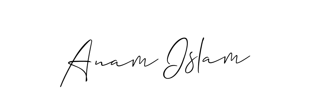 This is the best signature style for the Anam Islam name. Also you like these signature font (Allison_Script). Mix name signature. Anam Islam signature style 2 images and pictures png