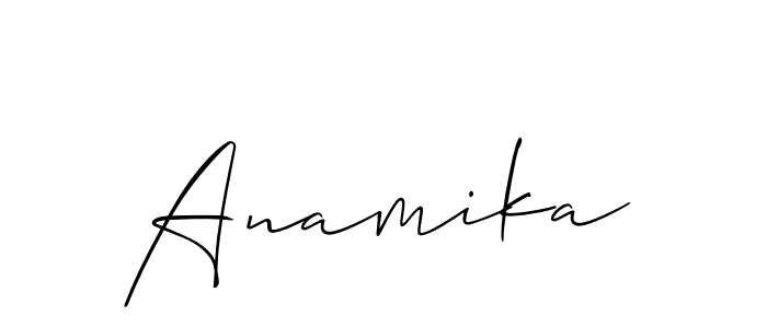 You can use this online signature creator to create a handwritten signature for the name Anamika. This is the best online autograph maker. Anamika signature style 2 images and pictures png