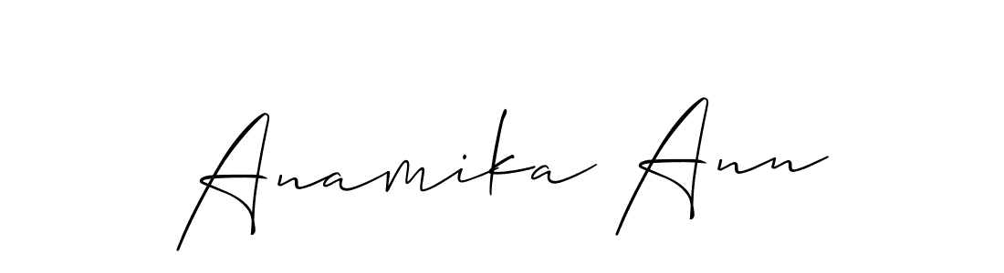 Check out images of Autograph of Anamika Ann name. Actor Anamika Ann Signature Style. Allison_Script is a professional sign style online. Anamika Ann signature style 2 images and pictures png