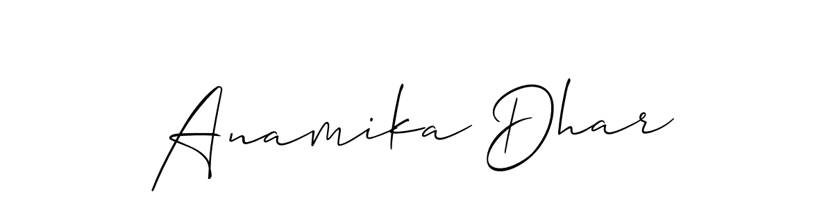 Check out images of Autograph of Anamika Dhar name. Actor Anamika Dhar Signature Style. Allison_Script is a professional sign style online. Anamika Dhar signature style 2 images and pictures png