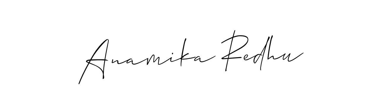 You can use this online signature creator to create a handwritten signature for the name Anamika Redhu. This is the best online autograph maker. Anamika Redhu signature style 2 images and pictures png