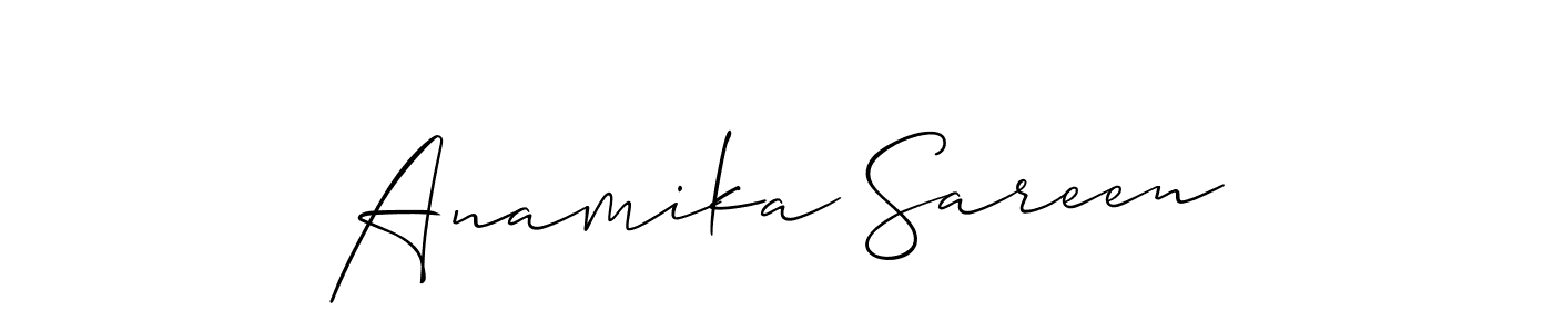 Check out images of Autograph of Anamika Sareen name. Actor Anamika Sareen Signature Style. Allison_Script is a professional sign style online. Anamika Sareen signature style 2 images and pictures png