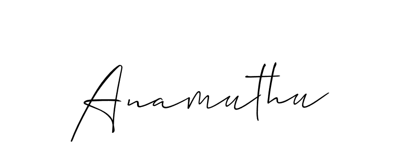You can use this online signature creator to create a handwritten signature for the name Anamuthu. This is the best online autograph maker. Anamuthu signature style 2 images and pictures png