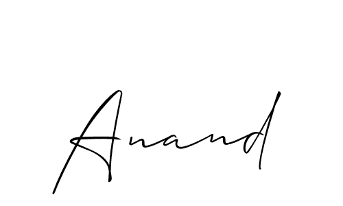 The best way (Allison_Script) to make a short signature is to pick only two or three words in your name. The name Anand include a total of six letters. For converting this name. Anand signature style 2 images and pictures png