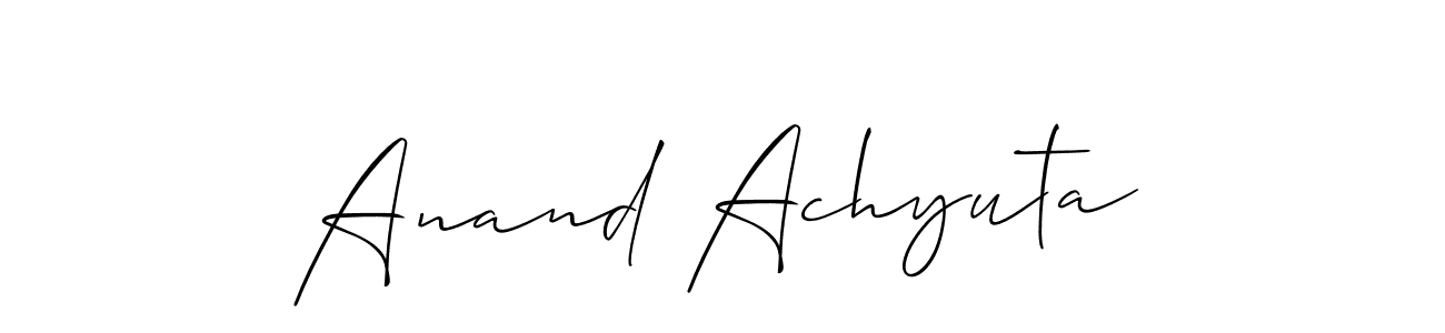 You can use this online signature creator to create a handwritten signature for the name Anand Achyuta. This is the best online autograph maker. Anand Achyuta signature style 2 images and pictures png