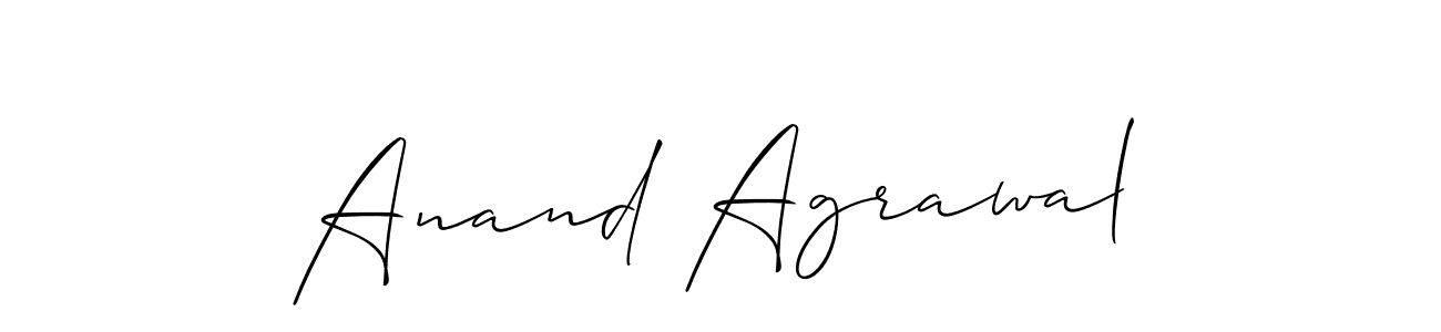 The best way (Allison_Script) to make a short signature is to pick only two or three words in your name. The name Anand Agrawal include a total of six letters. For converting this name. Anand Agrawal signature style 2 images and pictures png