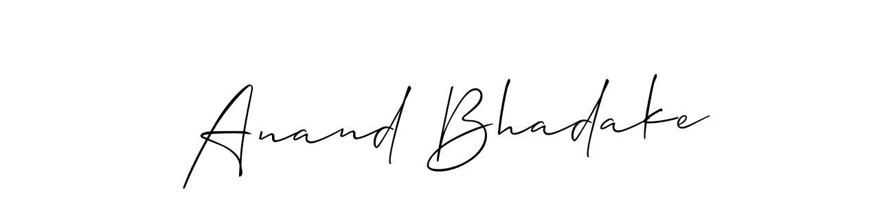 if you are searching for the best signature style for your name Anand Bhadake. so please give up your signature search. here we have designed multiple signature styles  using Allison_Script. Anand Bhadake signature style 2 images and pictures png