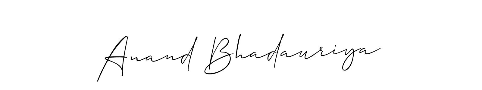 Similarly Allison_Script is the best handwritten signature design. Signature creator online .You can use it as an online autograph creator for name Anand Bhadauriya. Anand Bhadauriya signature style 2 images and pictures png