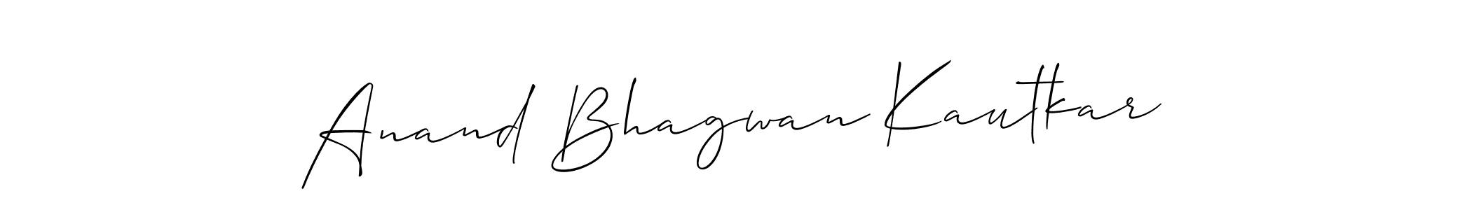 Create a beautiful signature design for name Anand Bhagwan Kautkar. With this signature (Allison_Script) fonts, you can make a handwritten signature for free. Anand Bhagwan Kautkar signature style 2 images and pictures png