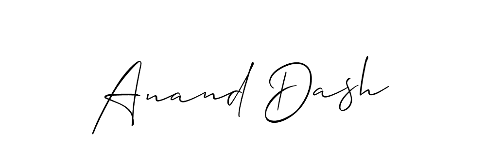 It looks lik you need a new signature style for name Anand Dash. Design unique handwritten (Allison_Script) signature with our free signature maker in just a few clicks. Anand Dash signature style 2 images and pictures png