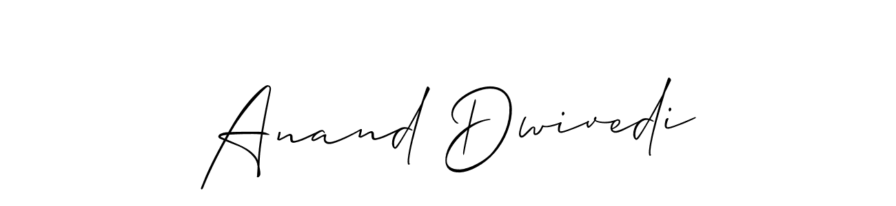 Use a signature maker to create a handwritten signature online. With this signature software, you can design (Allison_Script) your own signature for name Anand Dwivedi. Anand Dwivedi signature style 2 images and pictures png