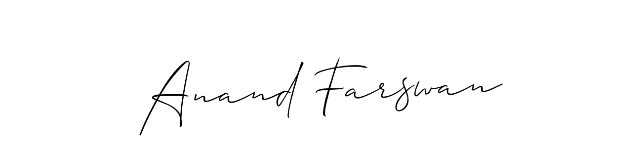 You can use this online signature creator to create a handwritten signature for the name Anand Farswan. This is the best online autograph maker. Anand Farswan signature style 2 images and pictures png
