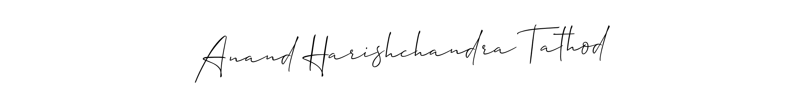 Make a beautiful signature design for name Anand Harishchandra Tathod. Use this online signature maker to create a handwritten signature for free. Anand Harishchandra Tathod signature style 2 images and pictures png