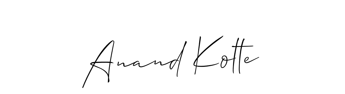 Best and Professional Signature Style for Anand Kolte. Allison_Script Best Signature Style Collection. Anand Kolte signature style 2 images and pictures png