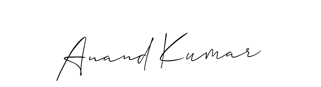 It looks lik you need a new signature style for name Anand Kumar. Design unique handwritten (Allison_Script) signature with our free signature maker in just a few clicks. Anand Kumar signature style 2 images and pictures png