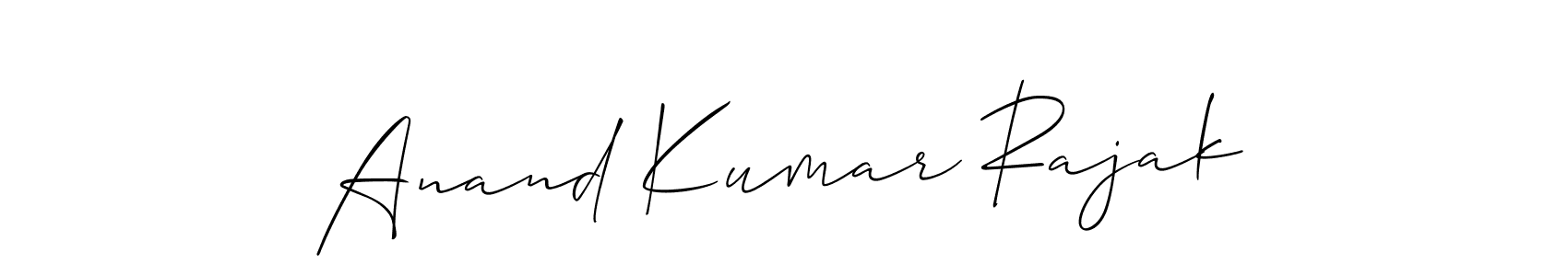 Allison_Script is a professional signature style that is perfect for those who want to add a touch of class to their signature. It is also a great choice for those who want to make their signature more unique. Get Anand Kumar Rajak name to fancy signature for free. Anand Kumar Rajak signature style 2 images and pictures png