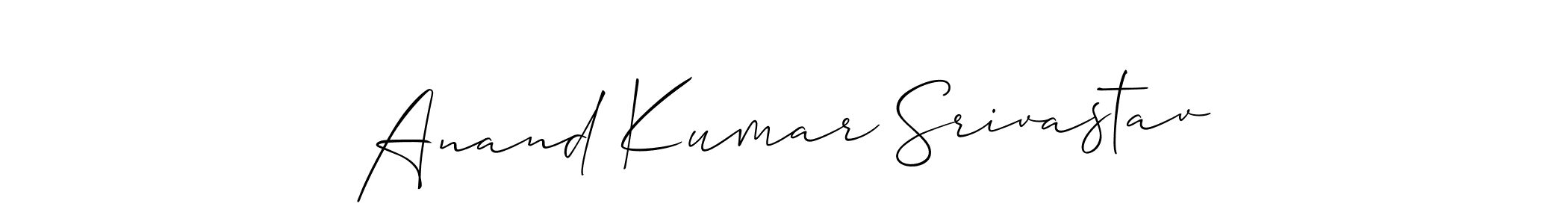 Also we have Anand Kumar Srivastav name is the best signature style. Create professional handwritten signature collection using Allison_Script autograph style. Anand Kumar Srivastav signature style 2 images and pictures png