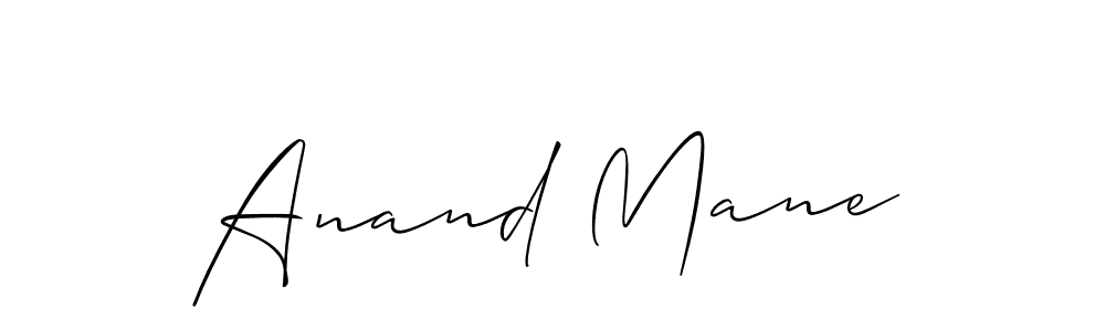 It looks lik you need a new signature style for name Anand Mane. Design unique handwritten (Allison_Script) signature with our free signature maker in just a few clicks. Anand Mane signature style 2 images and pictures png
