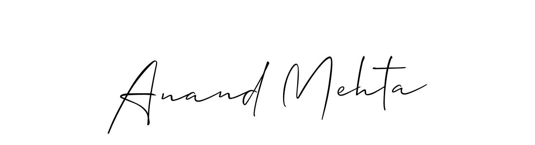 Best and Professional Signature Style for Anand Mehta. Allison_Script Best Signature Style Collection. Anand Mehta signature style 2 images and pictures png