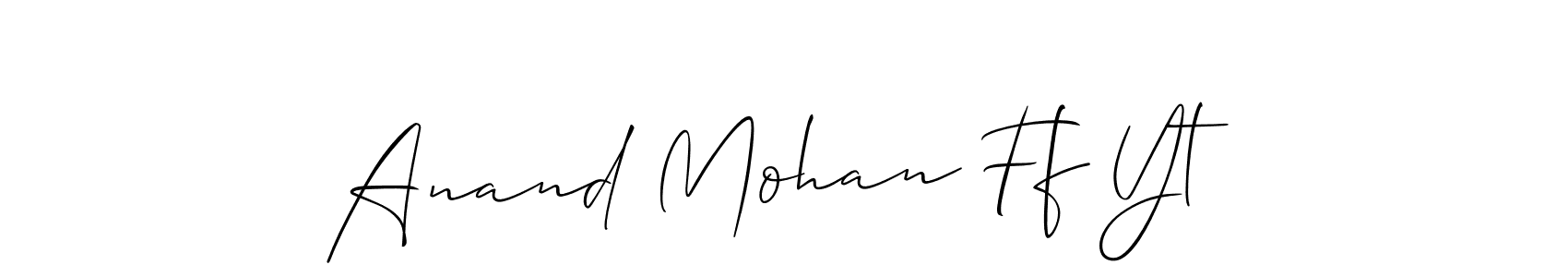 Once you've used our free online signature maker to create your best signature Allison_Script style, it's time to enjoy all of the benefits that Anand Mohan Ff Yt name signing documents. Anand Mohan Ff Yt signature style 2 images and pictures png