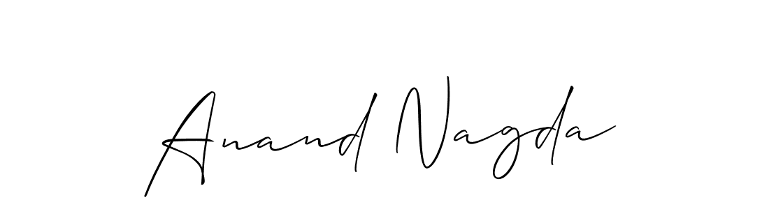 Make a beautiful signature design for name Anand Nagda. Use this online signature maker to create a handwritten signature for free. Anand Nagda signature style 2 images and pictures png