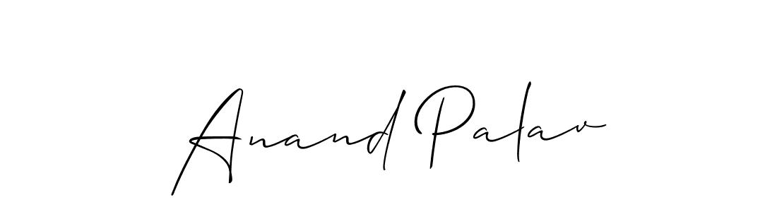 Allison_Script is a professional signature style that is perfect for those who want to add a touch of class to their signature. It is also a great choice for those who want to make their signature more unique. Get Anand Palav name to fancy signature for free. Anand Palav signature style 2 images and pictures png