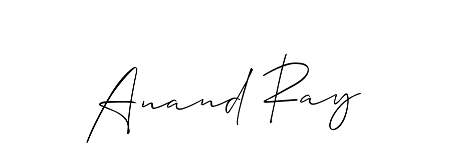 Make a beautiful signature design for name Anand Ray. Use this online signature maker to create a handwritten signature for free. Anand Ray signature style 2 images and pictures png
