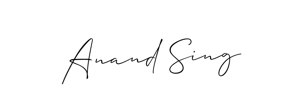 Once you've used our free online signature maker to create your best signature Allison_Script style, it's time to enjoy all of the benefits that Anand Sing name signing documents. Anand Sing signature style 2 images and pictures png