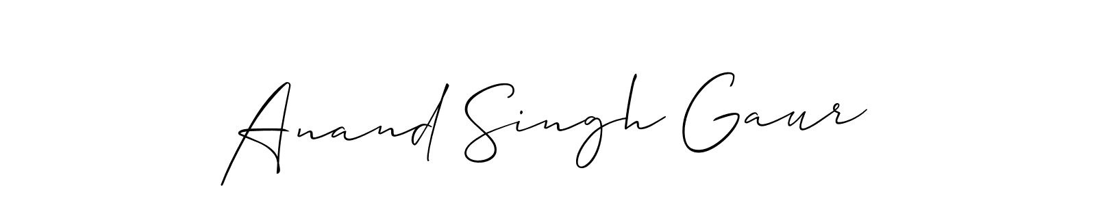 Check out images of Autograph of Anand Singh Gaur name. Actor Anand Singh Gaur Signature Style. Allison_Script is a professional sign style online. Anand Singh Gaur signature style 2 images and pictures png