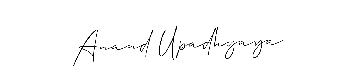 This is the best signature style for the Anand Upadhyaya name. Also you like these signature font (Allison_Script). Mix name signature. Anand Upadhyaya signature style 2 images and pictures png