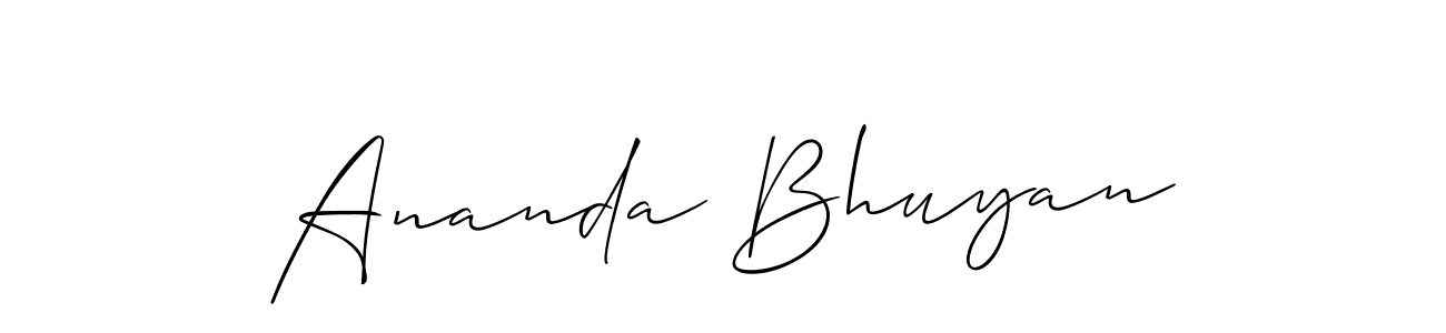 Make a beautiful signature design for name Ananda Bhuyan. Use this online signature maker to create a handwritten signature for free. Ananda Bhuyan signature style 2 images and pictures png